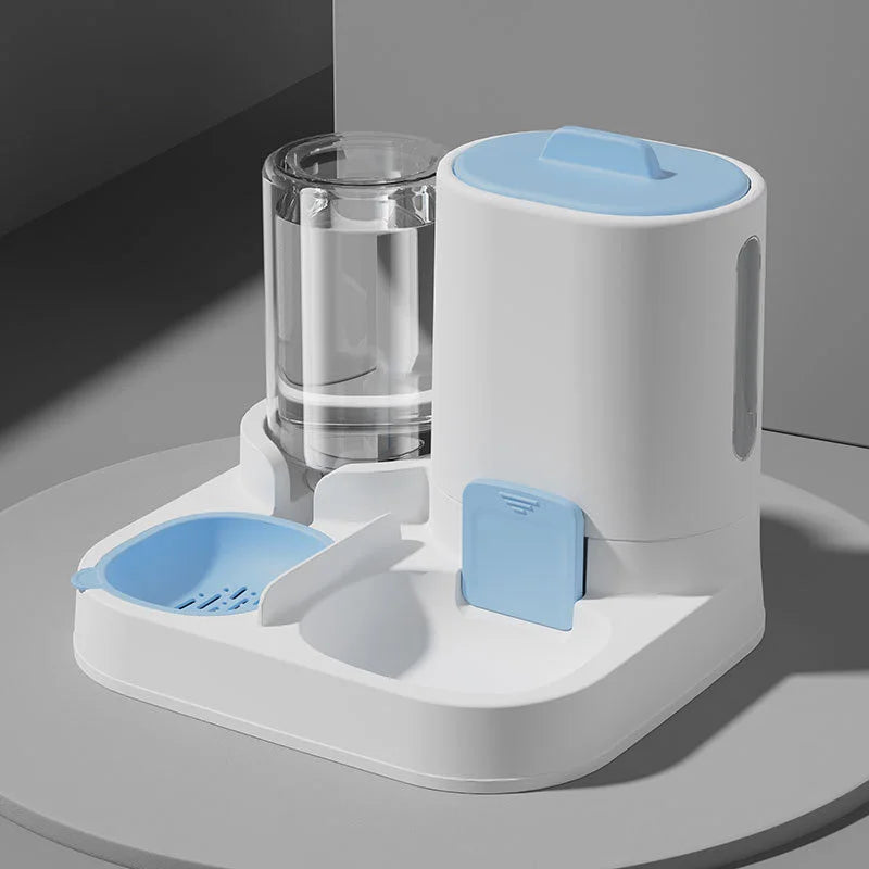 Automatic Pet Feeder And Water Dispenser Two-in-One Bowl Large Capacity For Cats Dogs Smooth Feeding System Pet Supplies - Daisan Mart