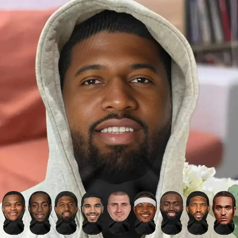 Mặt Nạ Đen 3D Lưới Thoáng Khí Trùm Đầu Cosplay