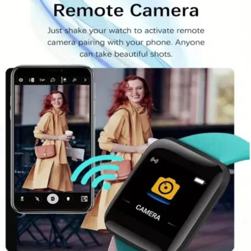 Đồng Hồ Thông Minh Đa Năng D13 116Plus Cho Mọi Lứa Tuổi