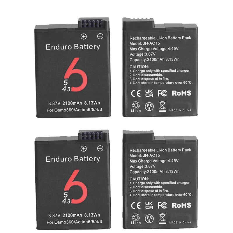 Pin Máy Ảnh DJI Action 6 2100mAh - Phụ Kiện Sạc Osmo - Daisan Mart