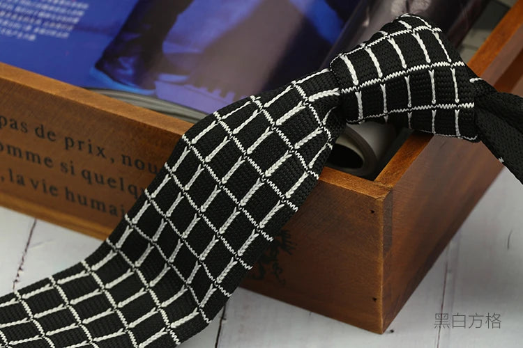 5.5公分條紋羊毛領帶，男士款，青春洋溢的韓式風格