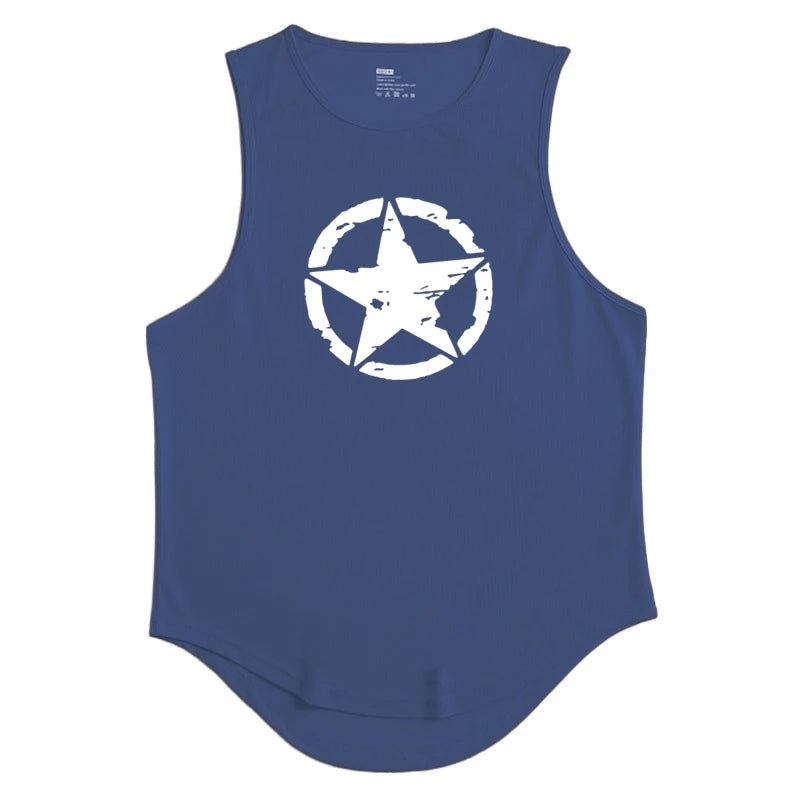 Áo Thun Nam Thể Thao Nhanh Khô Tập Gym Không Tay