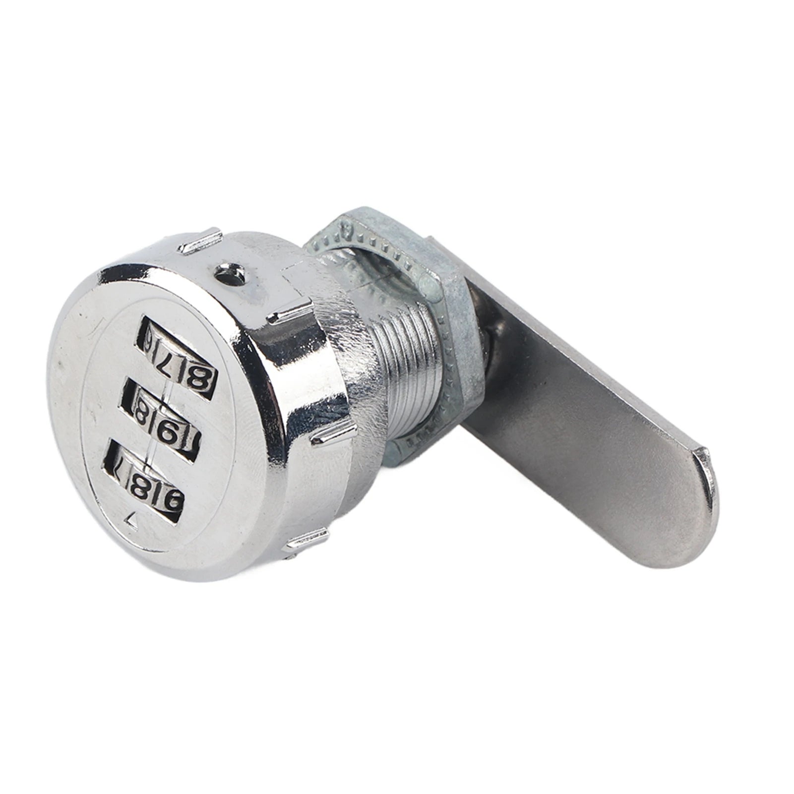 3 Digit Combination Cam Cabinet Silver Stainless Steel Convenient Password Security Coded Lock Password Lock Security Coded Lock - Daisan Mart