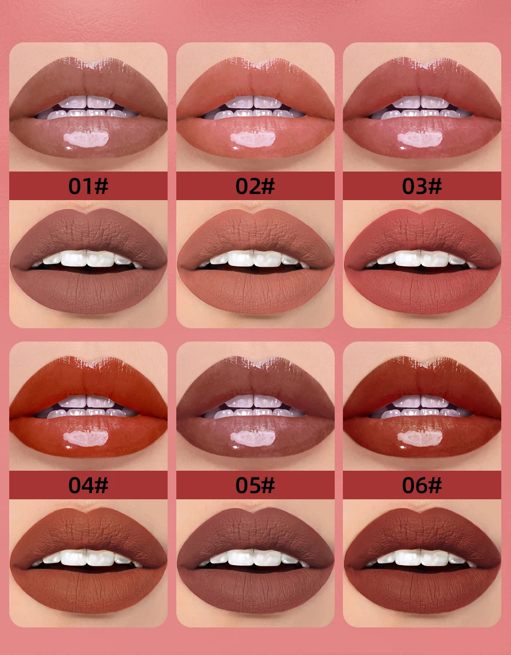 Son QIBEST 2in1 Lì & Bóng - Bền Màu, Chống Nước