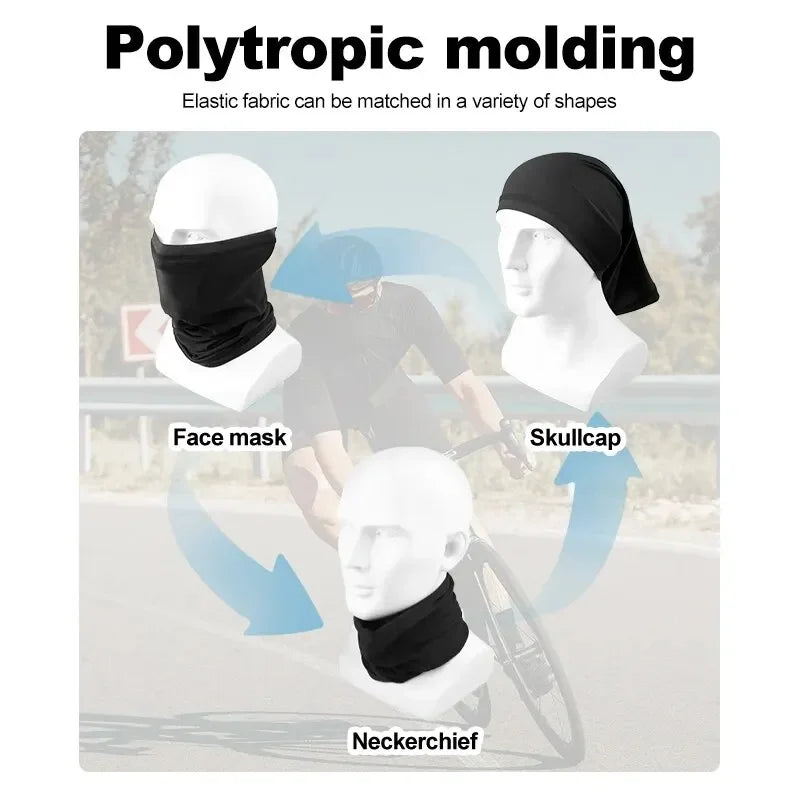 Multi-purpose sports mask, sun protection, sweat absorption