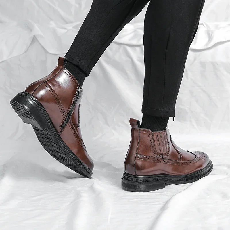 Giày Da Bò Cổ Thấp 2025 - Thời Trang & Êm Ái