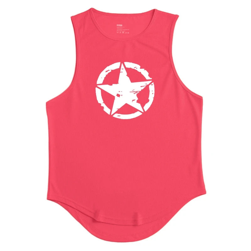 Áo Thun Nam Thể Thao Nhanh Khô Tập Gym Không Tay