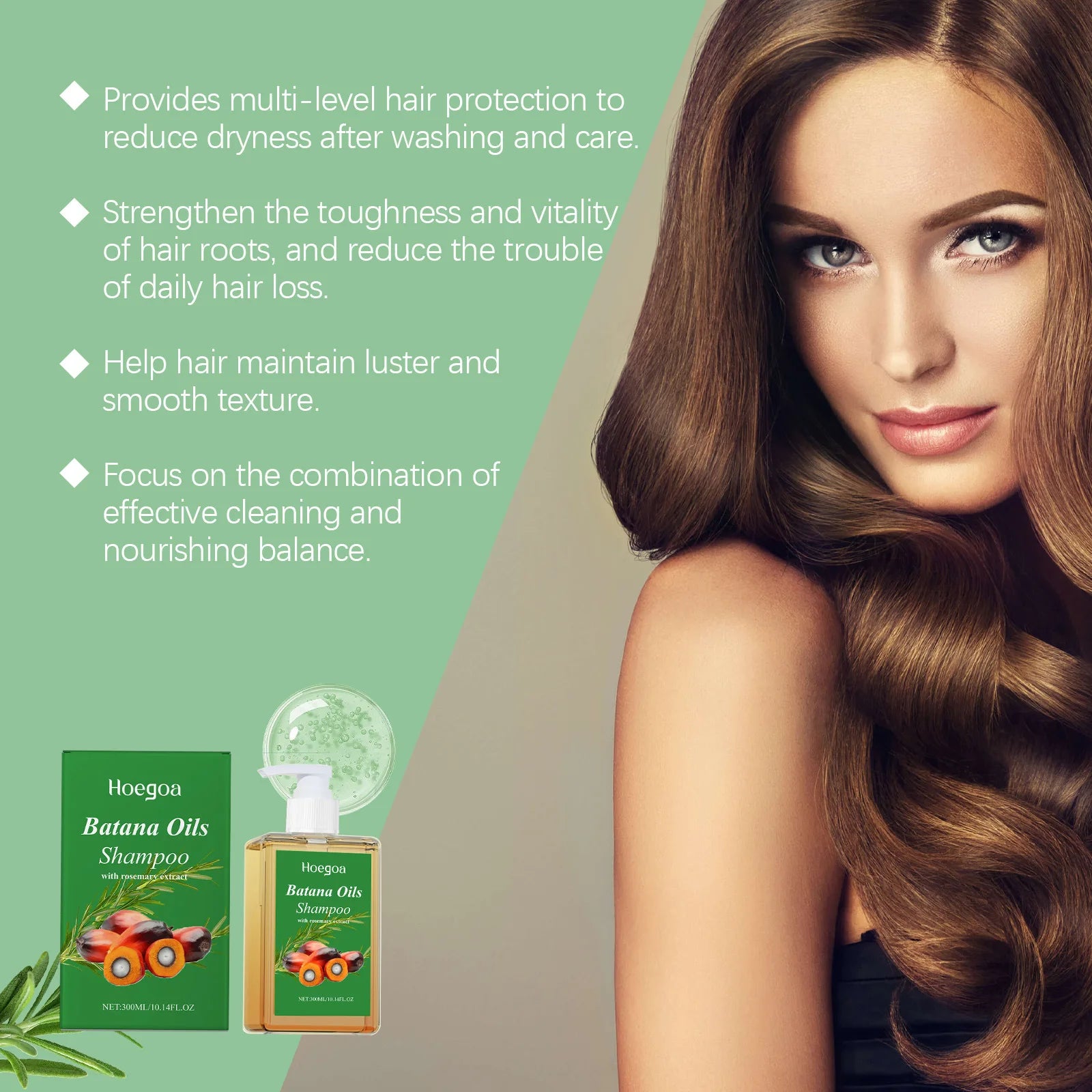 Dầu Gội Batana Ngăn Rụng, Dưỡng Sâu, Mọc Tóc Mượt