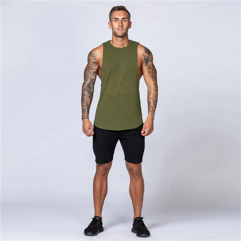 Áo Tank Tập Gym Nam Cotton Không Tay Thoáng Khí Hè - Daisan Mart