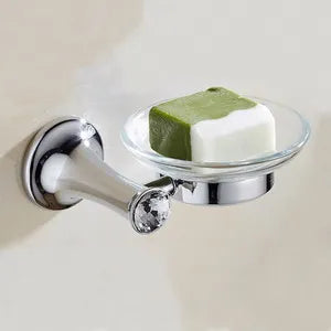 Stainless Steel Chrome Plated Bathroom Hardware Set Towel Rack Toilet Paper Holder Towel Bar Hook Bathroom Accessories Set