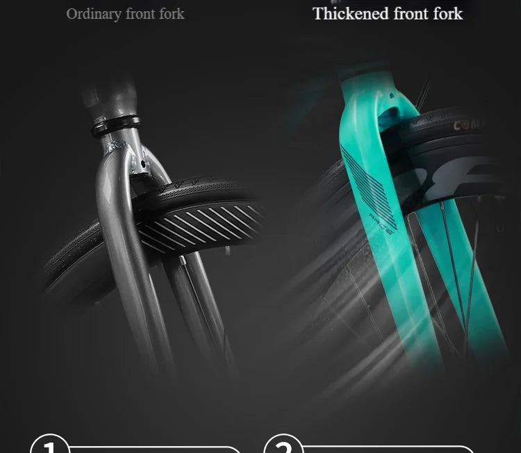 28C*60mm Road Bike 18 Speed ​​Line Pull Disc Brake Gravel Bike Quick Disassembly Lightweight Road Racing bicicleta Teenager Women