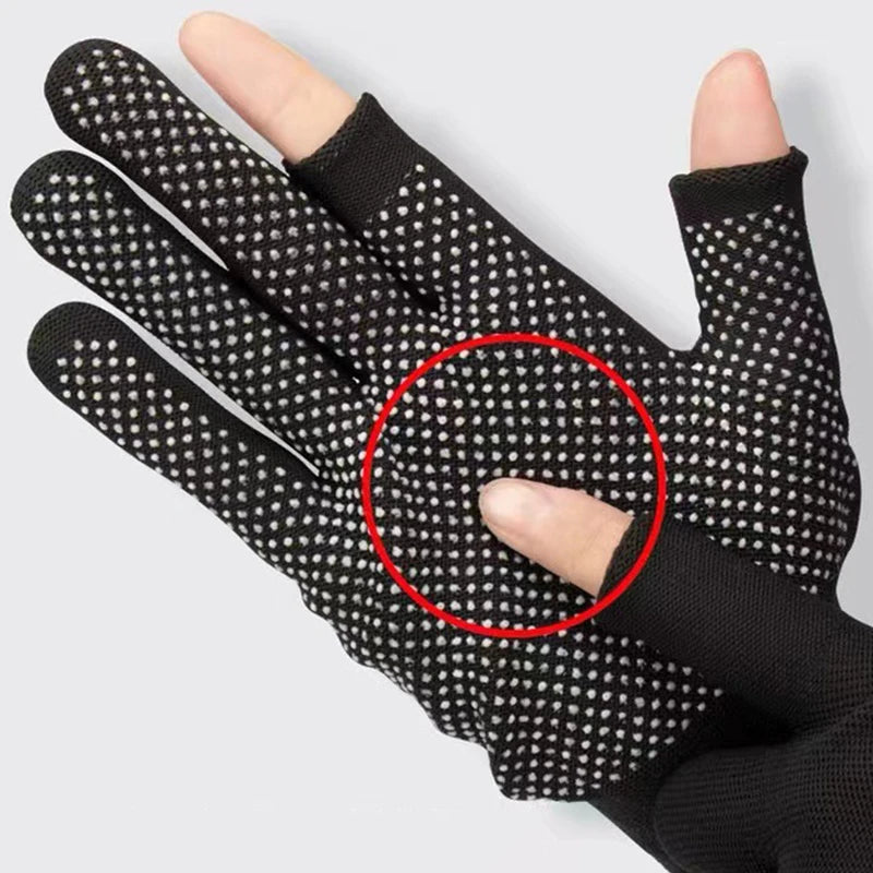 5/10雙裝 騎乘手套 防滑觸控半指手套 尼龍夏季戶外健身透氣摩托車手套