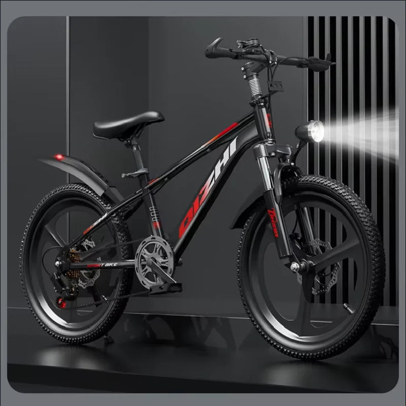 WOLFACE 20/22 Inch Unisex Road Bike Aluminum Alloy Frame Single Speed ​​Children's Mountain Bike Disc Brake Portable Adult Scooter