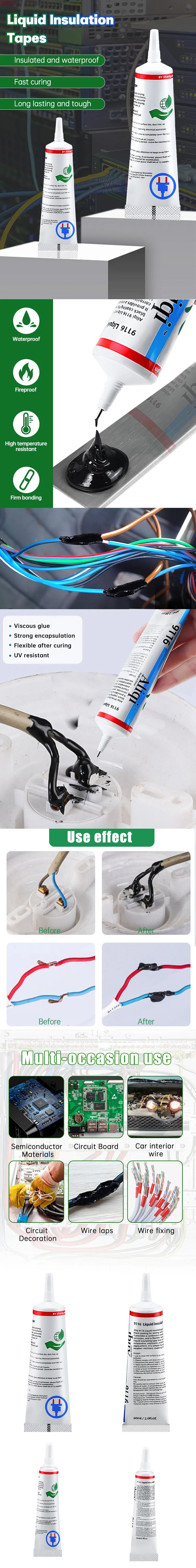 Băng Keo Chống Thấm Điện 300ml - Keo Cách Điện Nhanh Khô - Daisan Mart