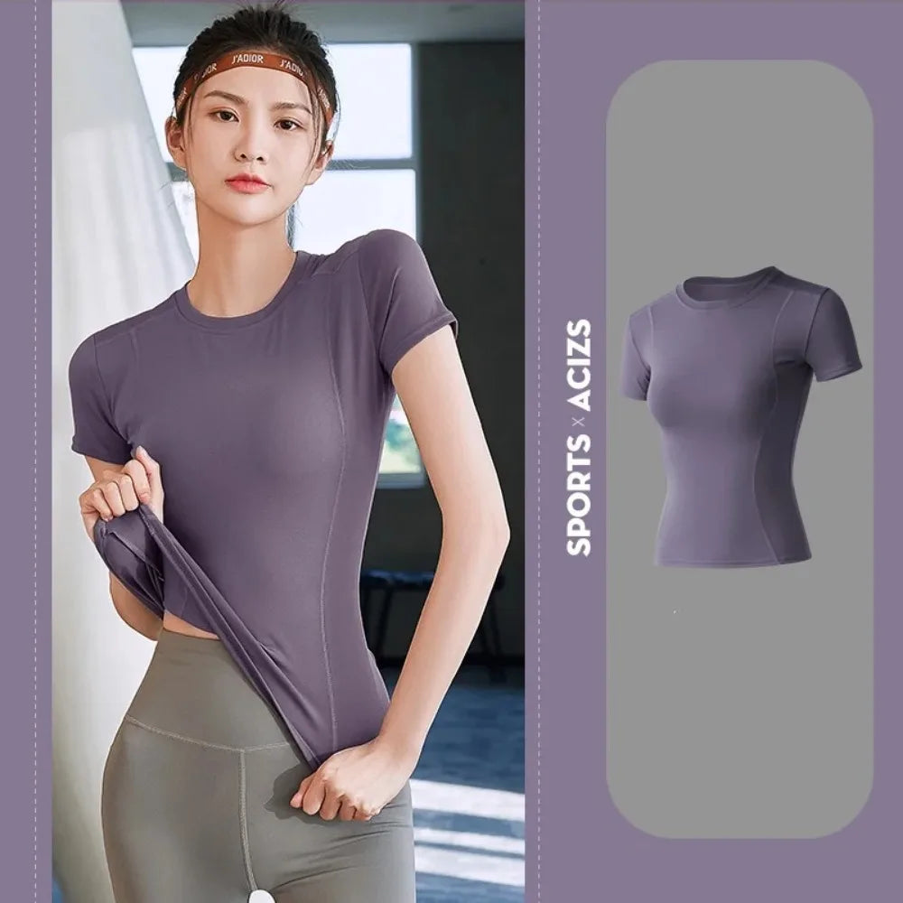 Áo Tập Yoga Nữ 2025 Thoáng Khí Khô Nhanh Thể Thao - Daisan Mart