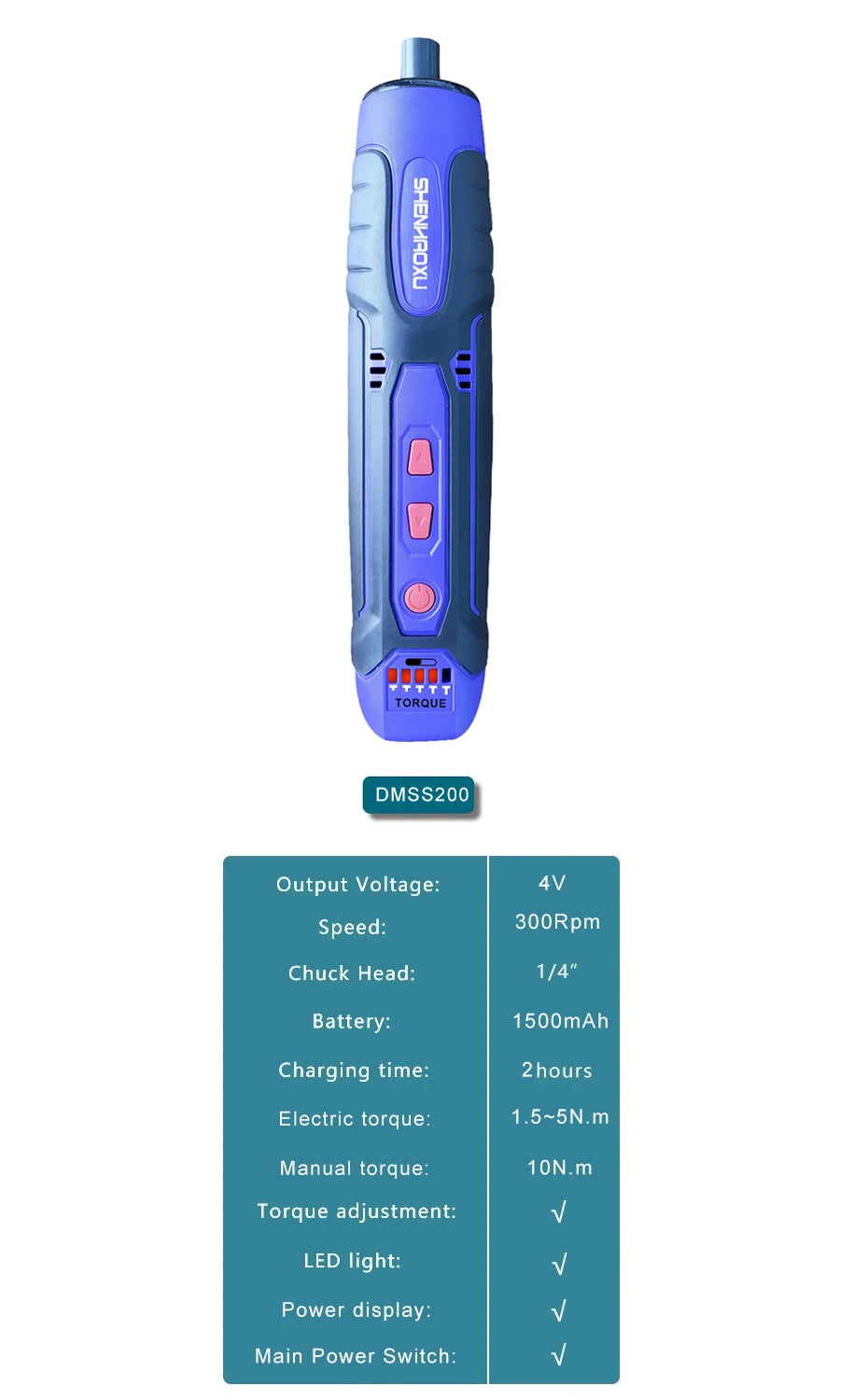 Máy Khoan Vít Điện Không Dây 3.6V Pin 1300mAh Tiện Ích - Daisan Mart