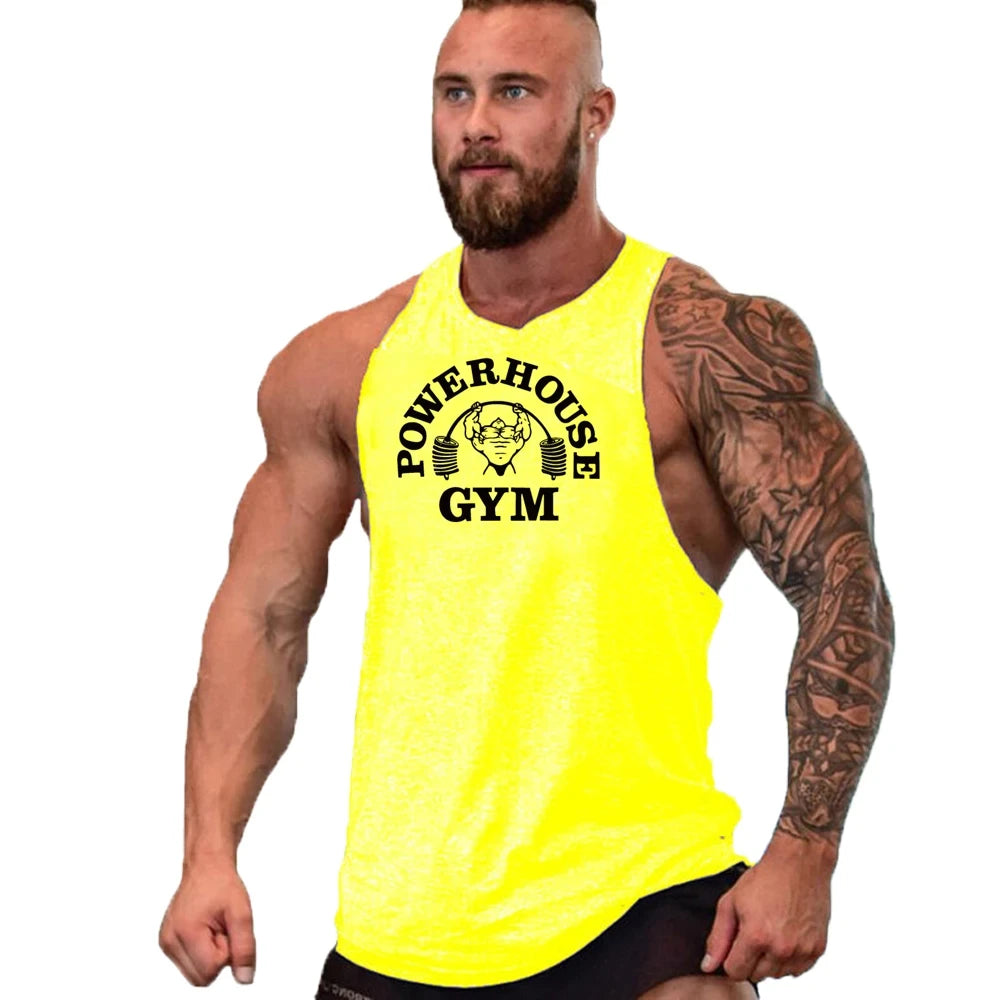 Men's Gym Shirt - Muscle Bodybuilding Tanktop
