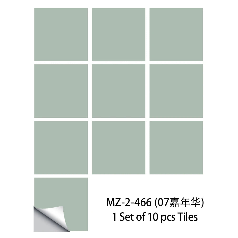 10 pieces of waterproof turquoise wall tiles