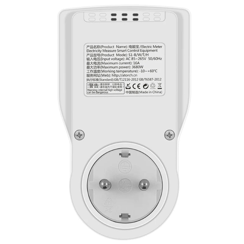 Multinational 220V WIFI power meter smart socket