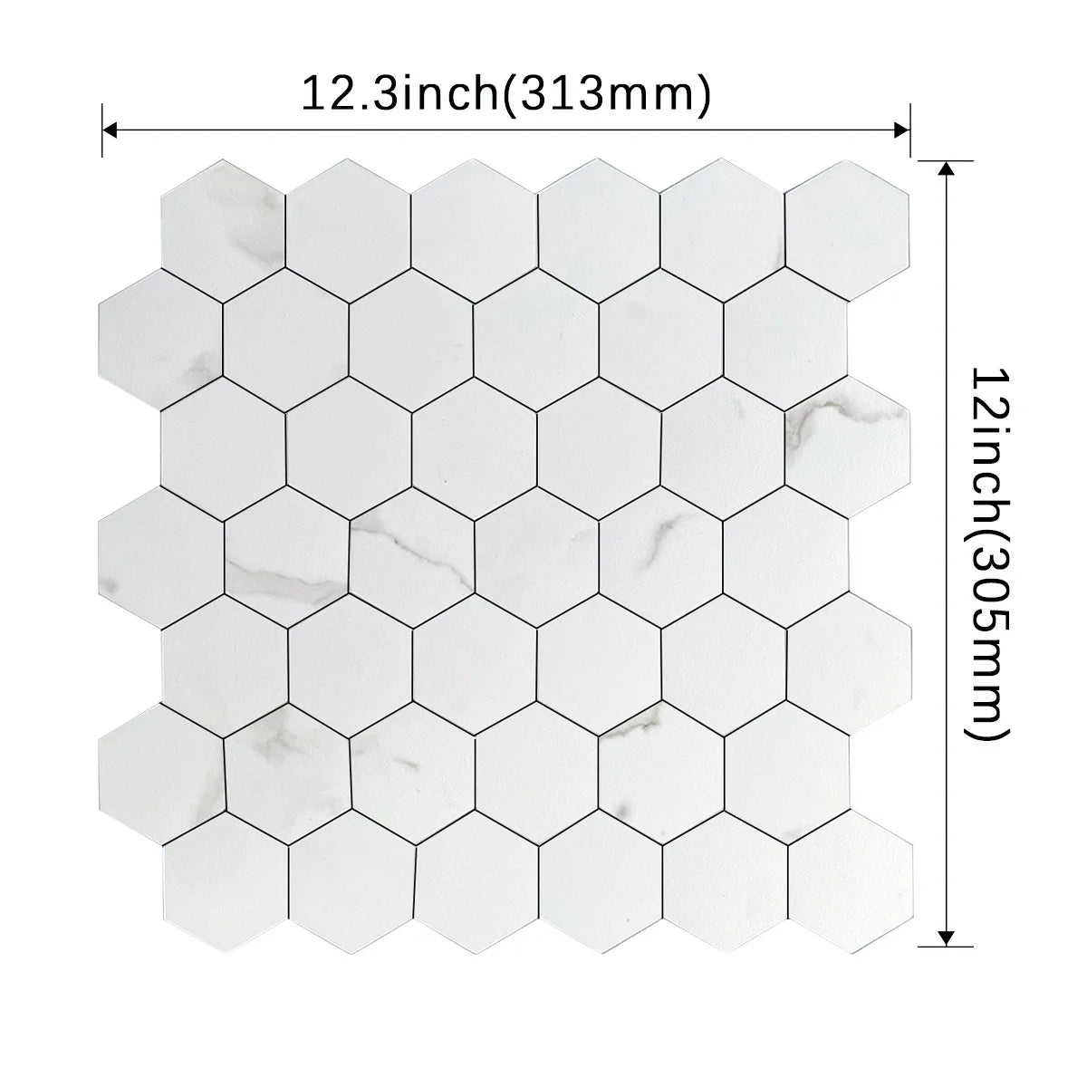 Tấm Ốp Tường Chống Nước Tự Dính Kim Loại & Đá 50cm