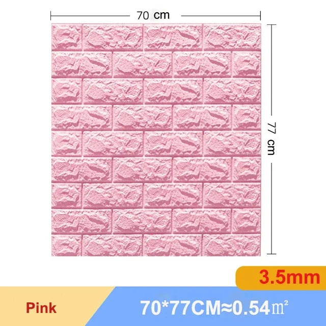 10Pcs 3D Self-Adhesive Wall Stickers Living Room Home Luxury Wall Decor Peel and Stick DIY Modern Wallpaper Bathroom Waterproof