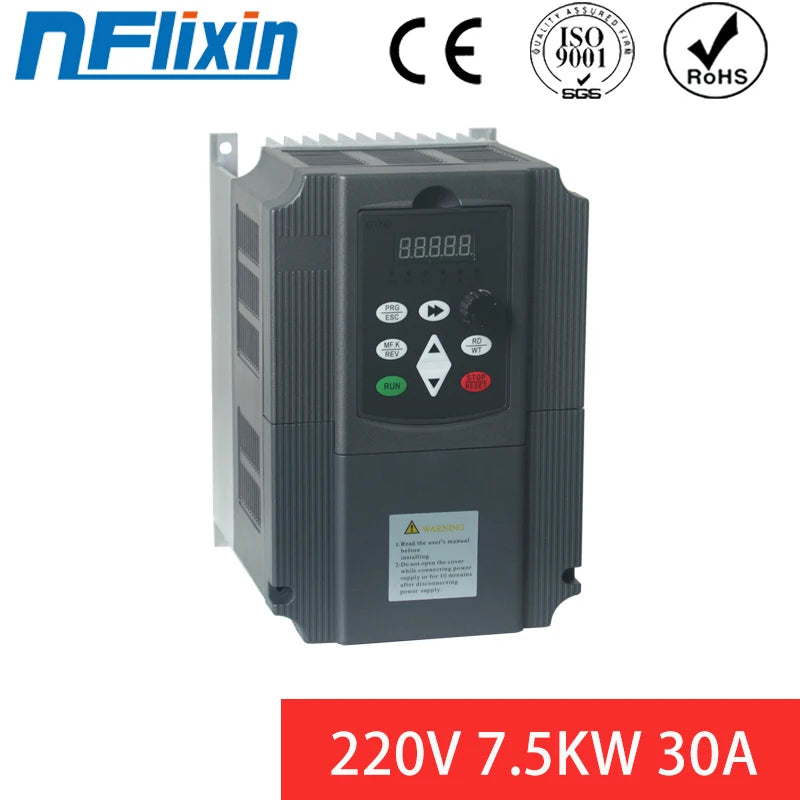 Biến tần 9600D 1.5kW 1 pha 220V sang 3 pha 220V - Daisan Mart