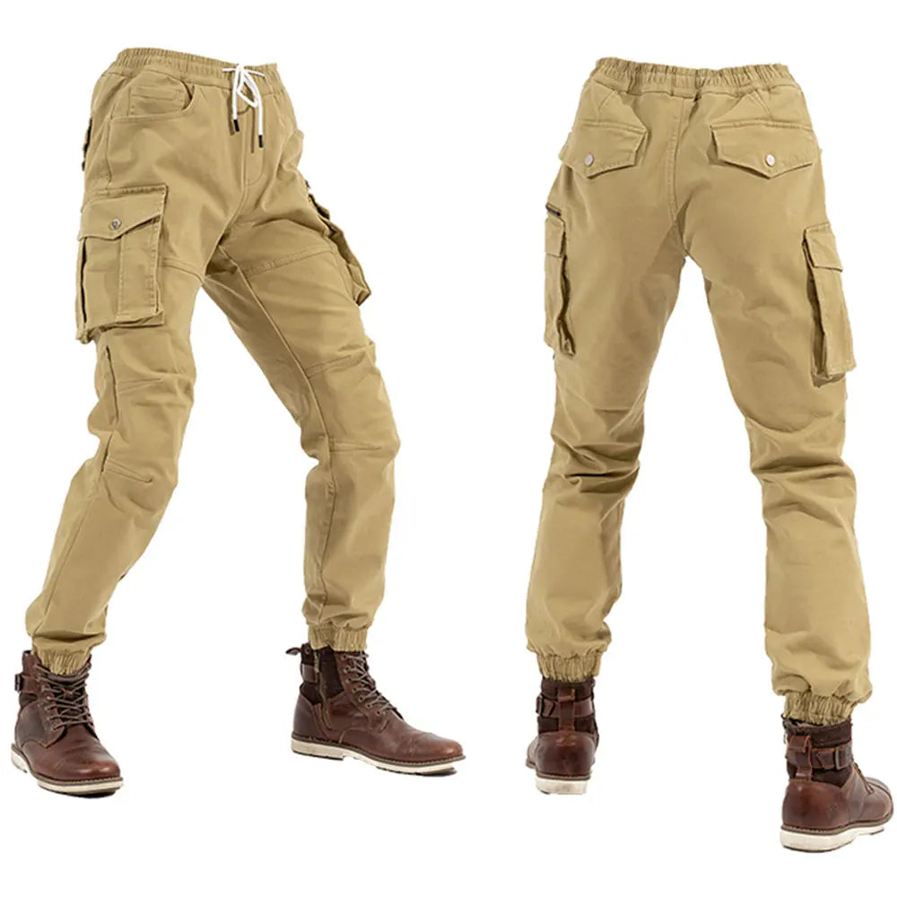 Quần Moto Nam Cargo Túi Lớn Co Giãn Đi Xe Ngoài Trời