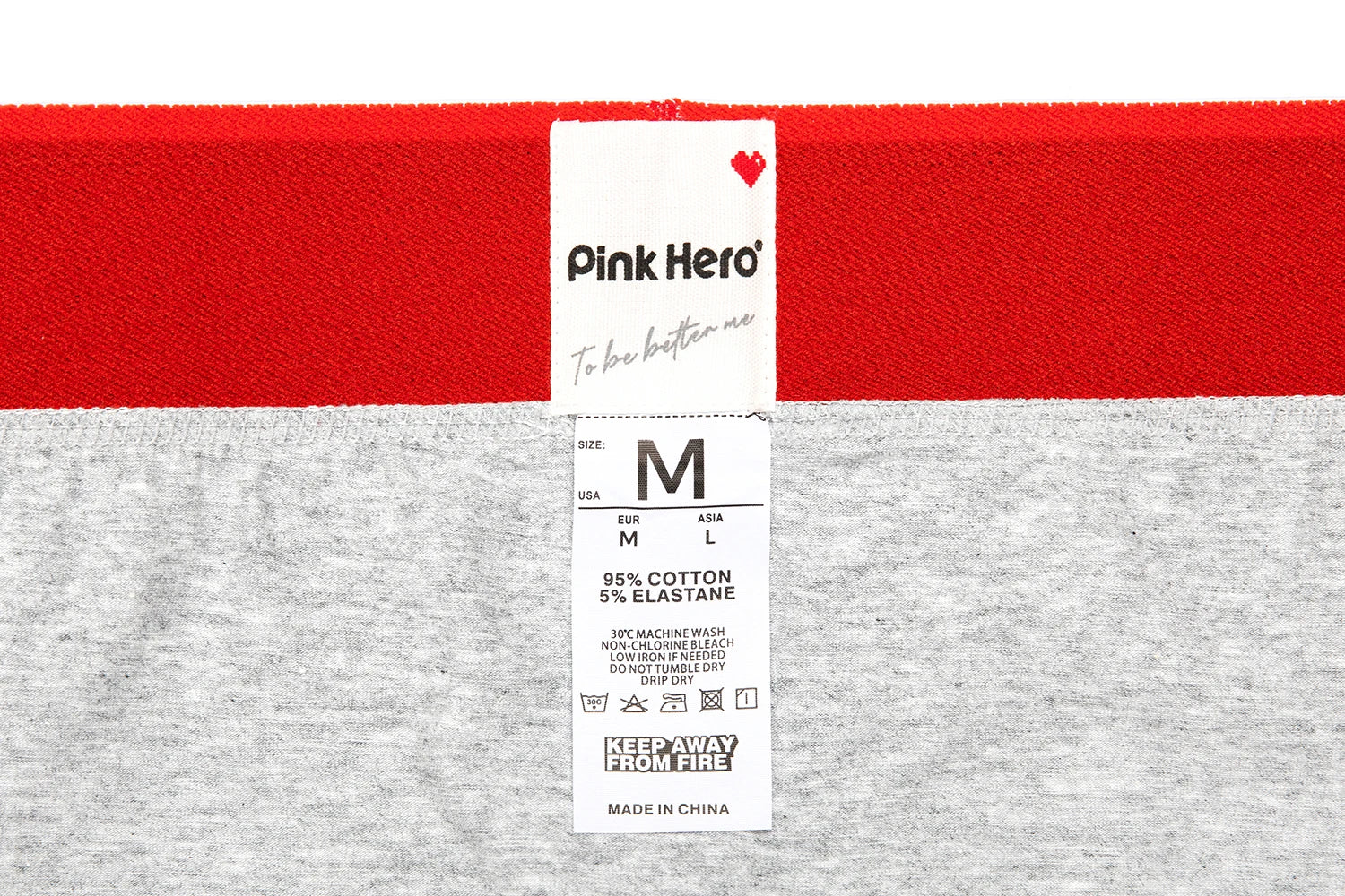 PINKHERO Men's Boxer Briefs with 5cm Wide Comfort Waistband - Soft Cotton Underwear, Premium Elastic Support &amp; Breathable Design