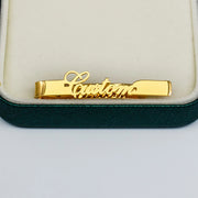 Kẹp Cà Vạt Nam Khắc Tên Thép Không Gỉ - Quà Cưới