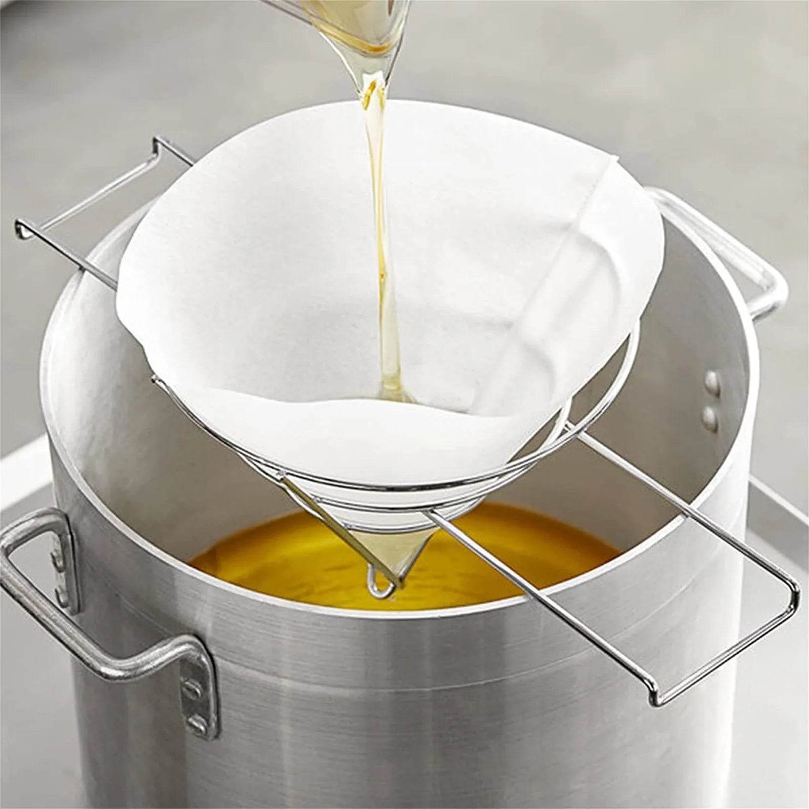 Set of 40 Non-woven Frying Oil Filters for Kitchens &amp; Restaurants