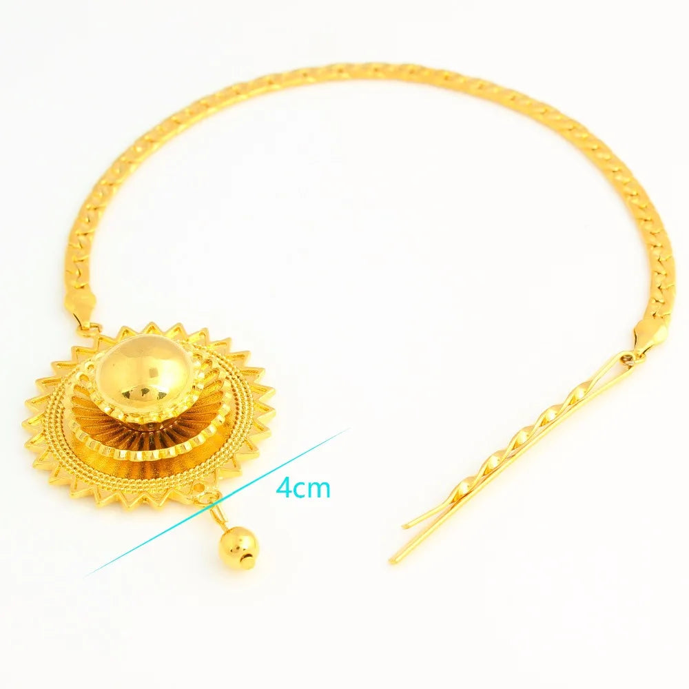 Dây Chuyền Tóc Vàng 24k Ethiopia - Phụ Kiện Dự Tiệc