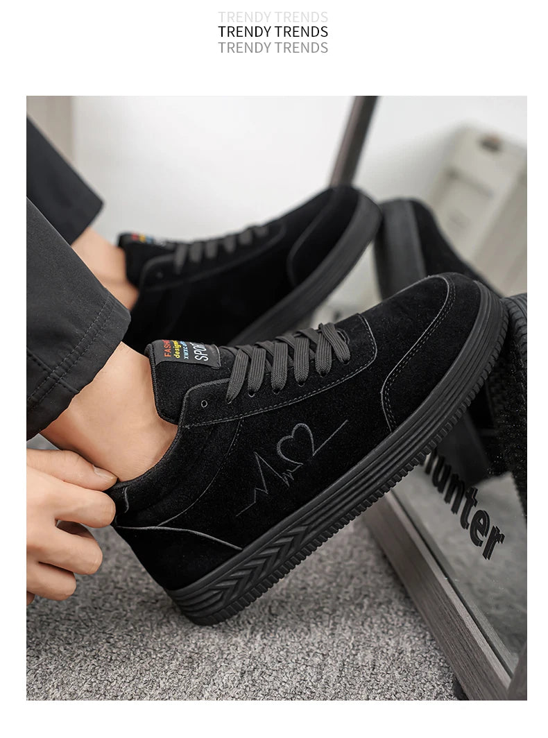 Giày Thêu Tim Đỏ Unisex - Thời Trang Thoáng Khí