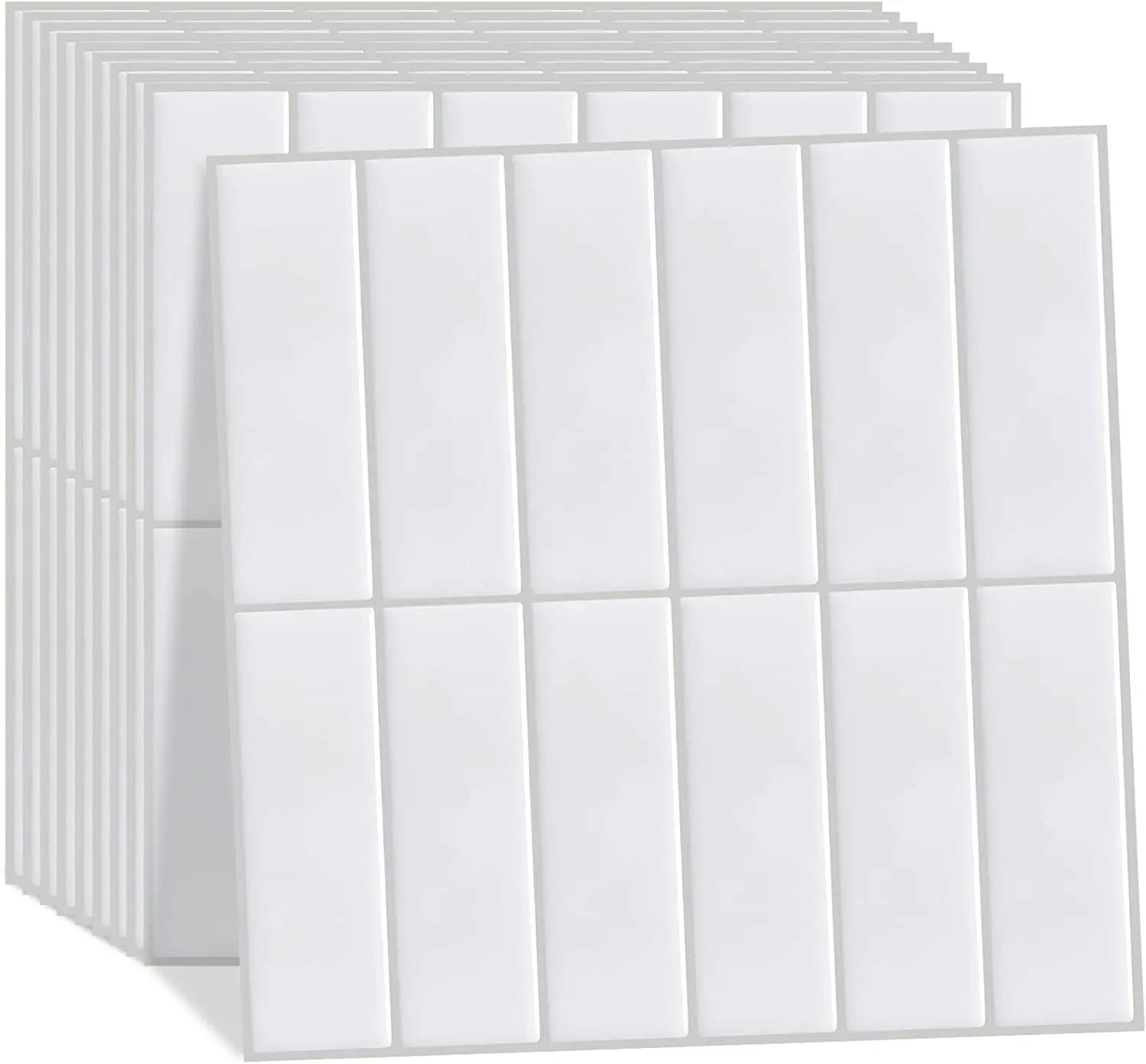 Peel and Stick Tiles Vinyl Wallpaper Self Adhesive Waterproof Wall Stickers for Home Decoration