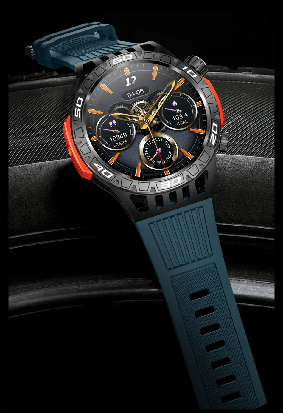 Đồng Hồ Thông Minh Nam LED, Định Vị, Chống Nước IP68