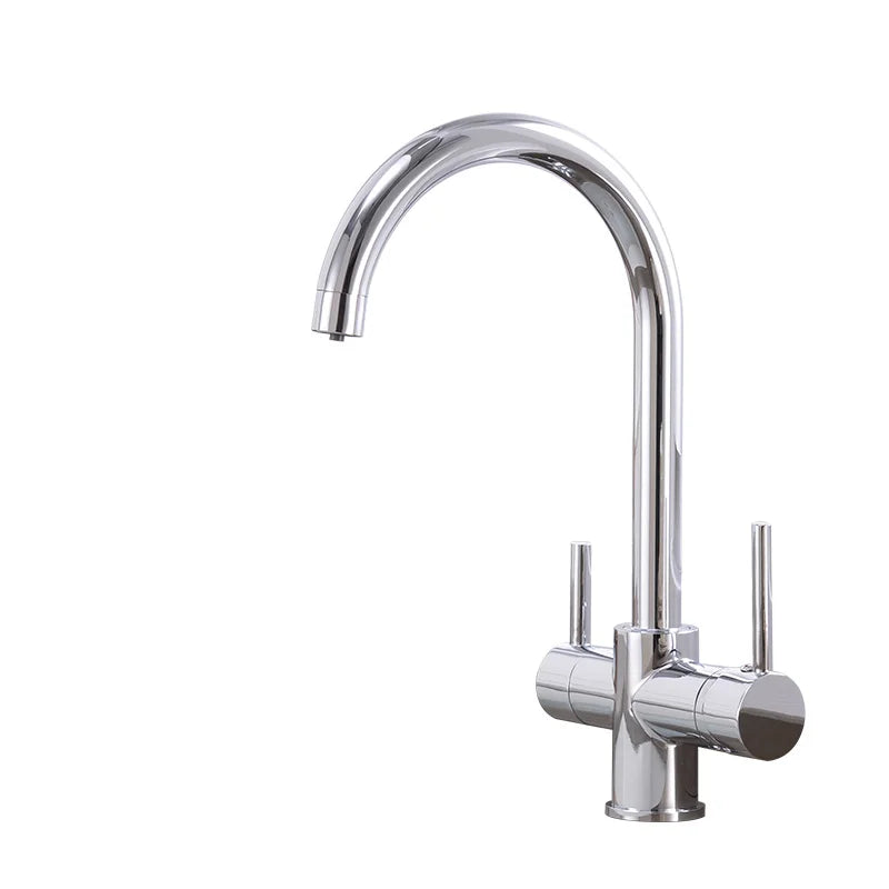 ROVATE Chậu bếp 3 trong 1, Vòi nóng lạnh có lọc nước uống