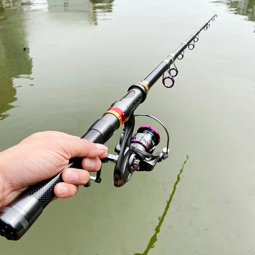 Bộ Cần Câu Du Lịch Rút Gọn Đa Năng 1.8m-3.6m