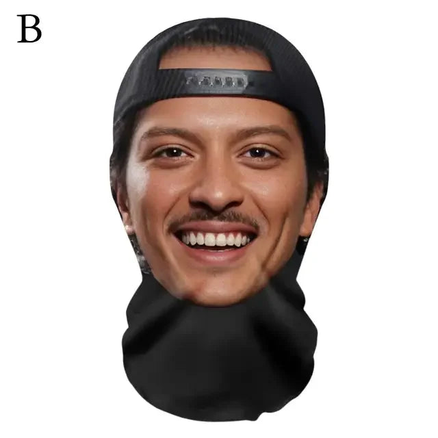 Full Face Mask Interesting 3D Printed Seamless Simulation Mesh Mask For Men Women Apt Songs Party Supplies Cosplay Props