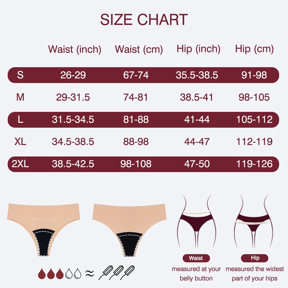 Women's High Waist Anti-Leak Menstrual Panties Super Comfortable
