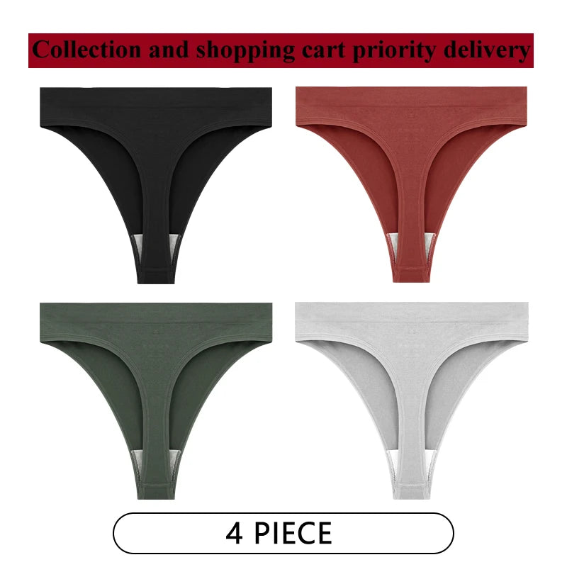 CINOON: Bộ 4 Quần Lót Nữ Sexy Thoáng Mát