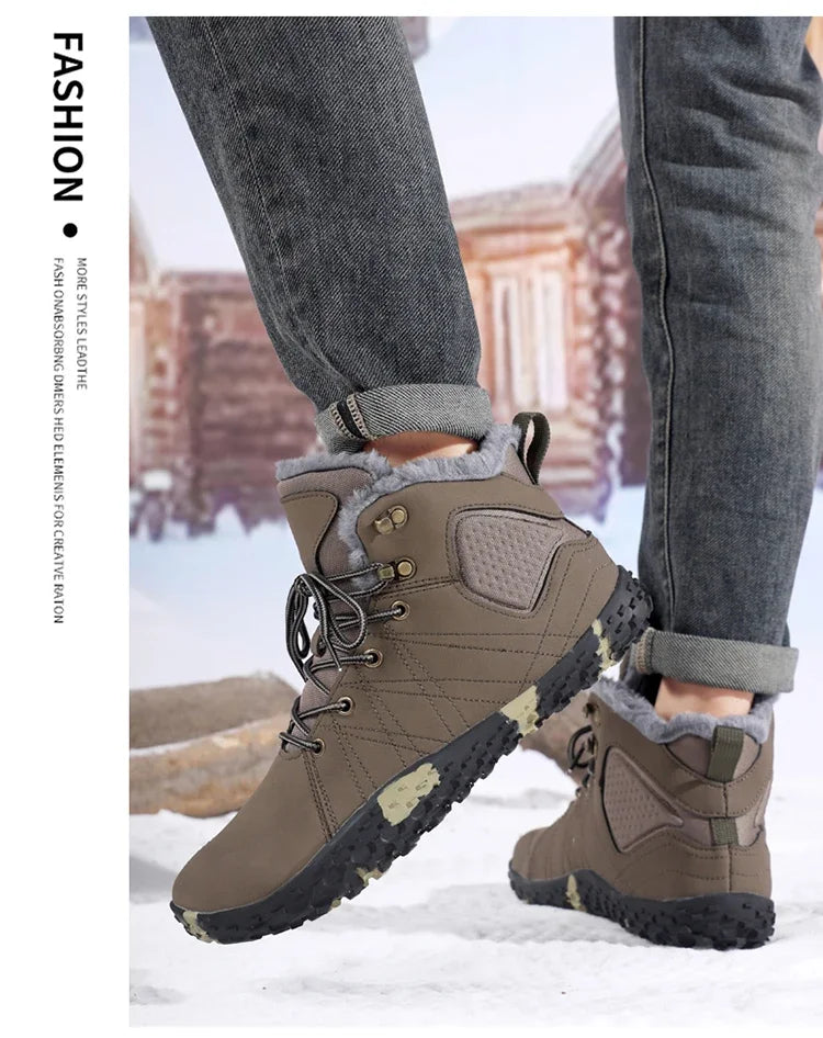Zero Drop Warm Waterproof Unisex Winter Shoes