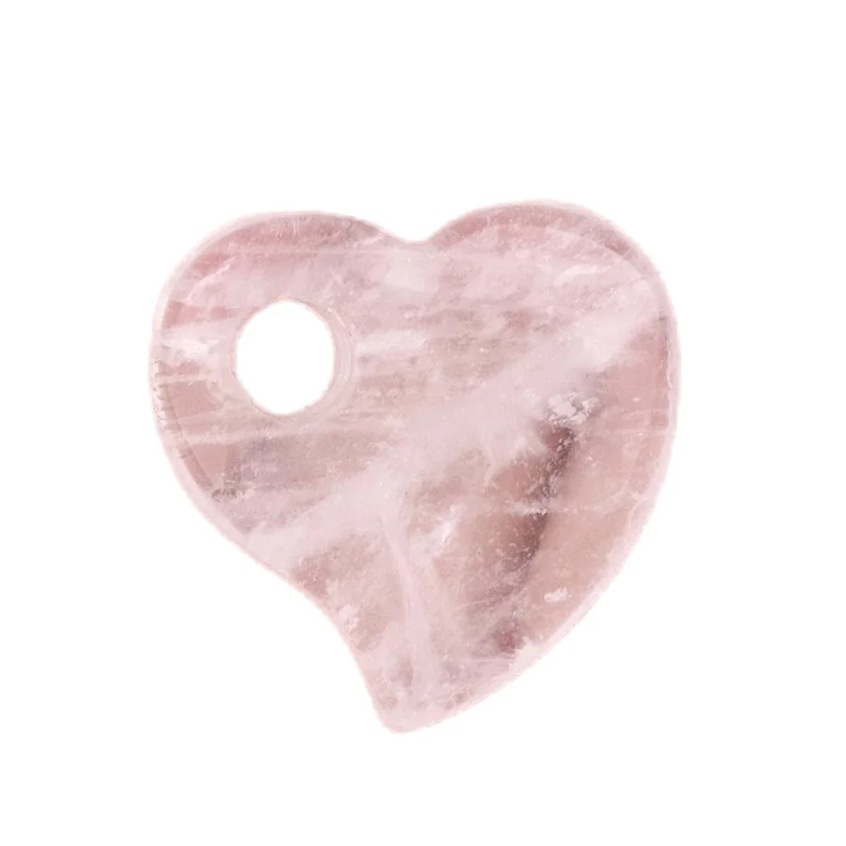 30MM Heart Shaped Quartz Healing Pendant