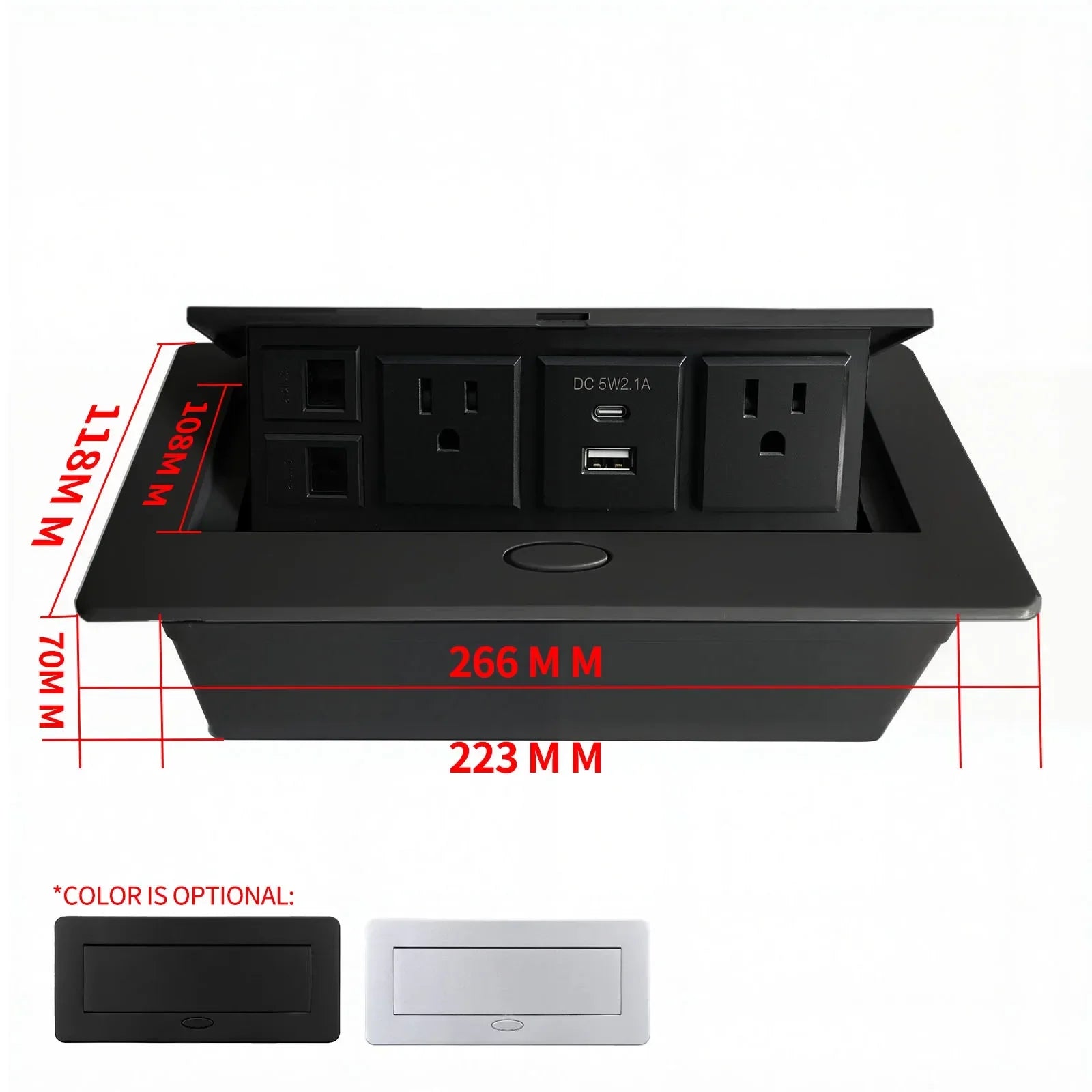 Ổ Cắm Đa Năng 6-in-1 USB/HDMI/RJ45 Hợp Kim Văn Phòng - Daisan Mart