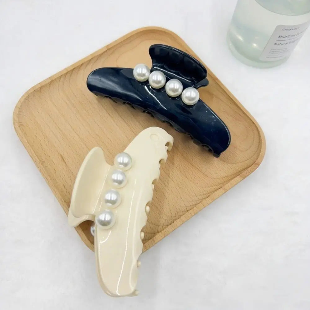 Kẹp Tóc Ngọc Trai Pháp Vintage Thanh Lịch Hàn Quốc