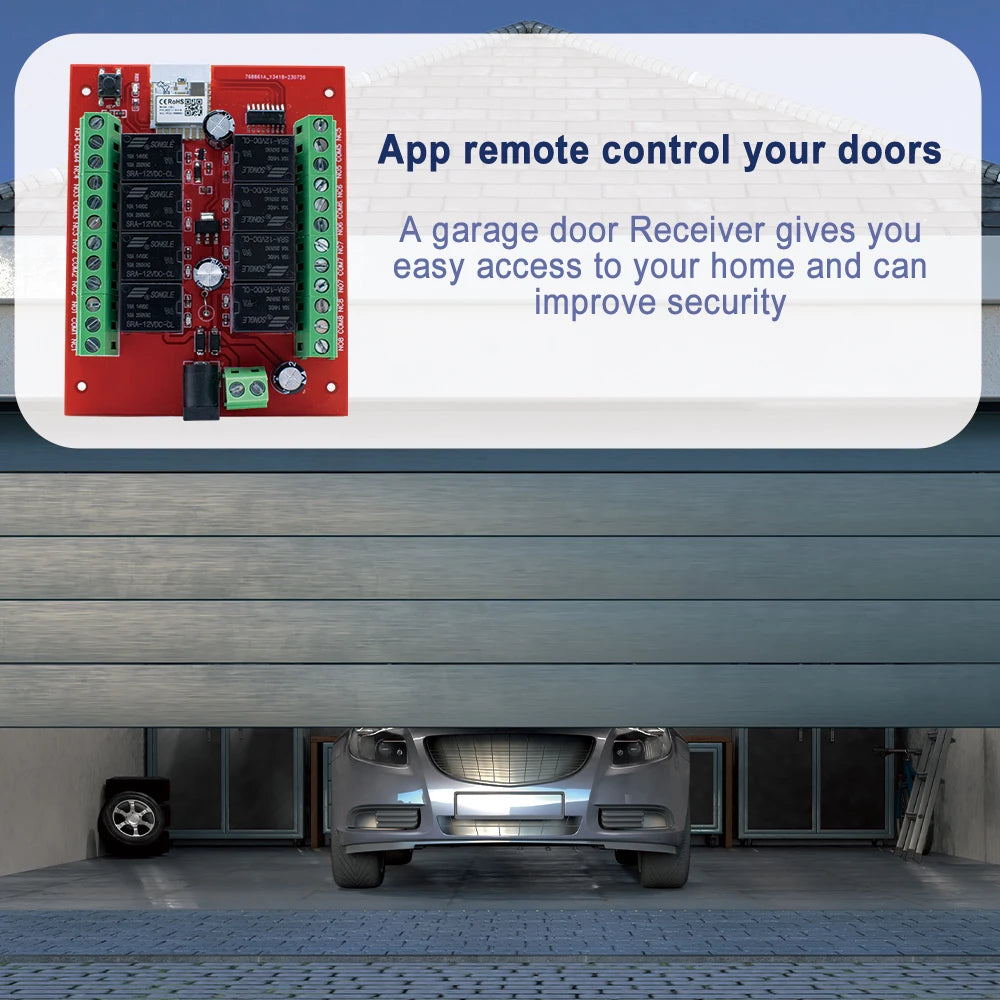 Tuya Smart Home 12V 24V 8 Channel Smart Switch