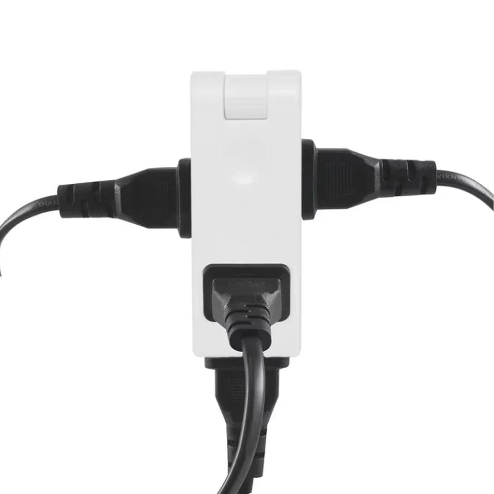 Ổ Cắm Đa Năng 4 Trong 1 Du Lịch EU Xoay 180 Độ
