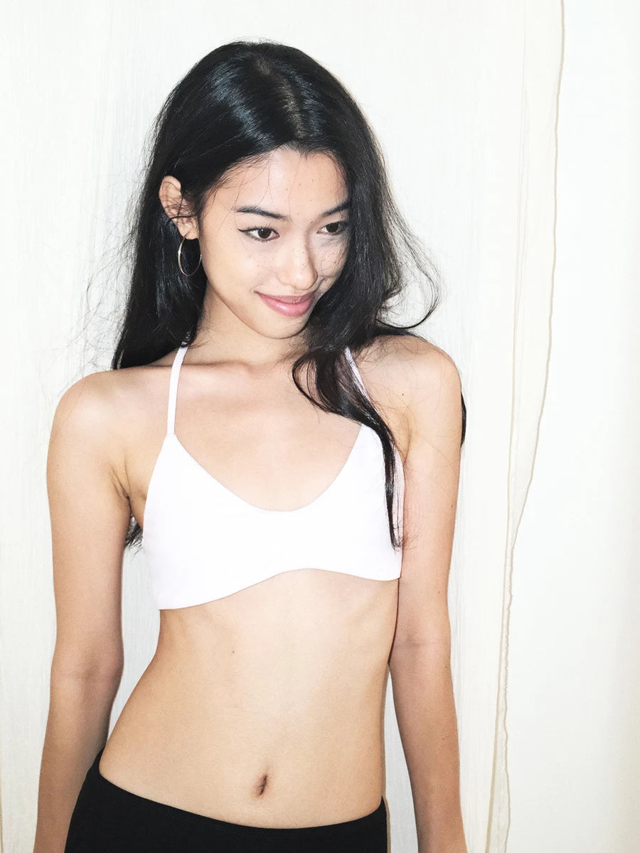 Áo Lót 2 Lớp Dây Cổ Tam Giác Đa Sắc Nữ Tính