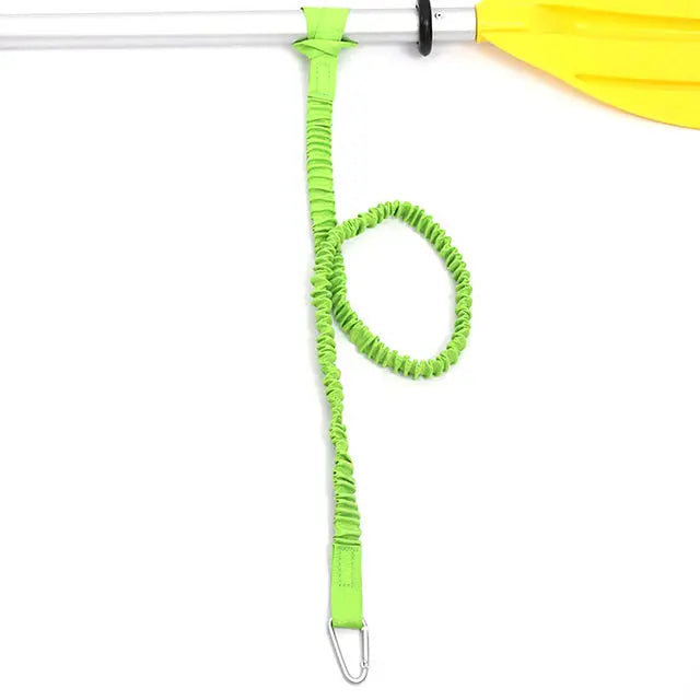 Tie Rope With Safety Hook Kayak Paddle Leash Adjustable Elastic For Kayak Paddles Canoe Oars Fishing Rods Rowing Boat Accessory