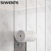 Cover Damaged Wall Self-adhesive Imitation Marble Wallpapers Waterproof Oil Proof Foam Wall Sticker for Bathroom Cabinet Ceiling