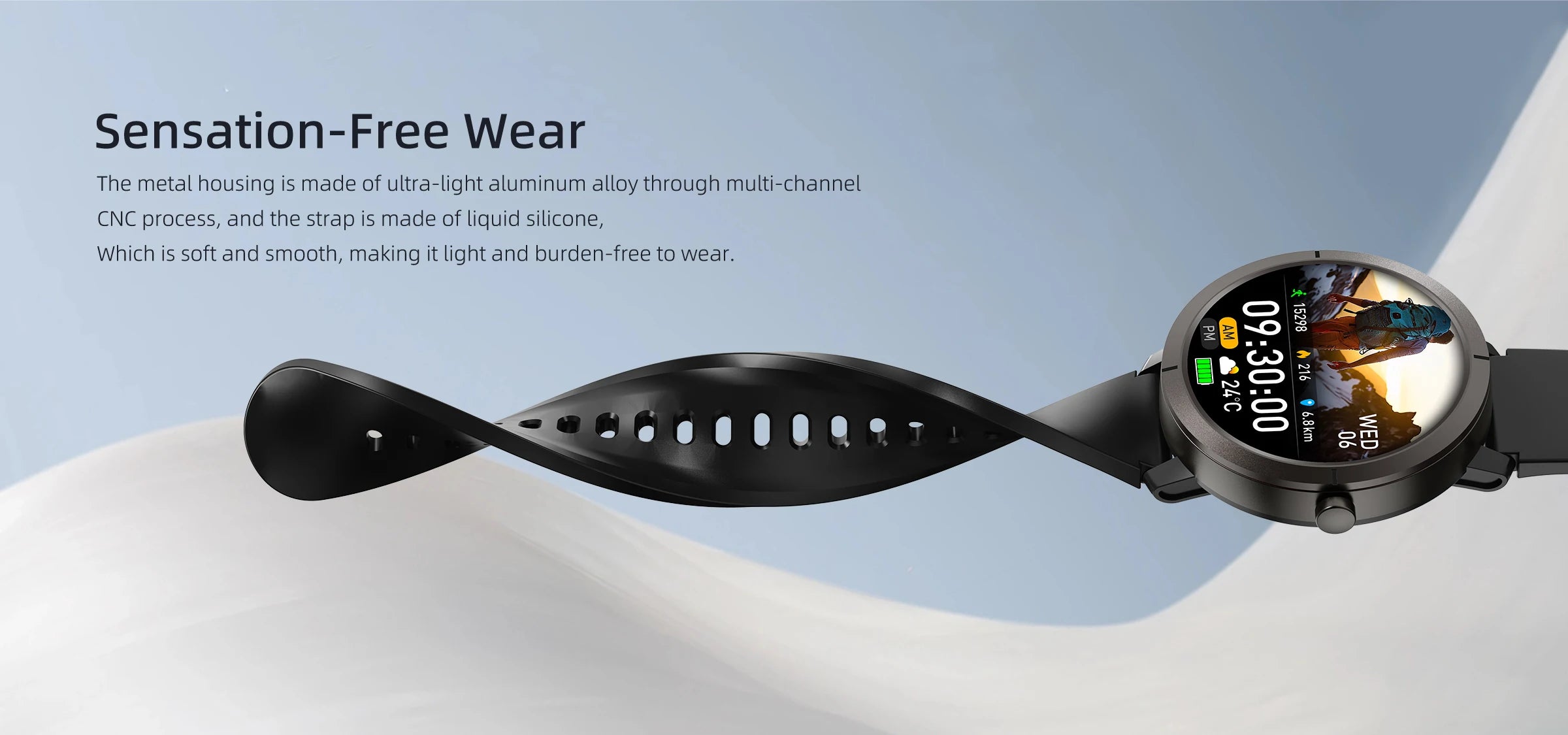 Đồng hồ thông minh nữ GPS, đàm thoại, chống nước 5ATM