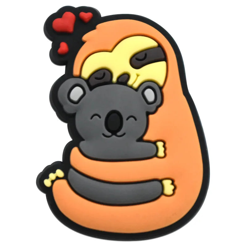 Sloth Monkey Charm for Crocs Slippers - Christmas Accessories